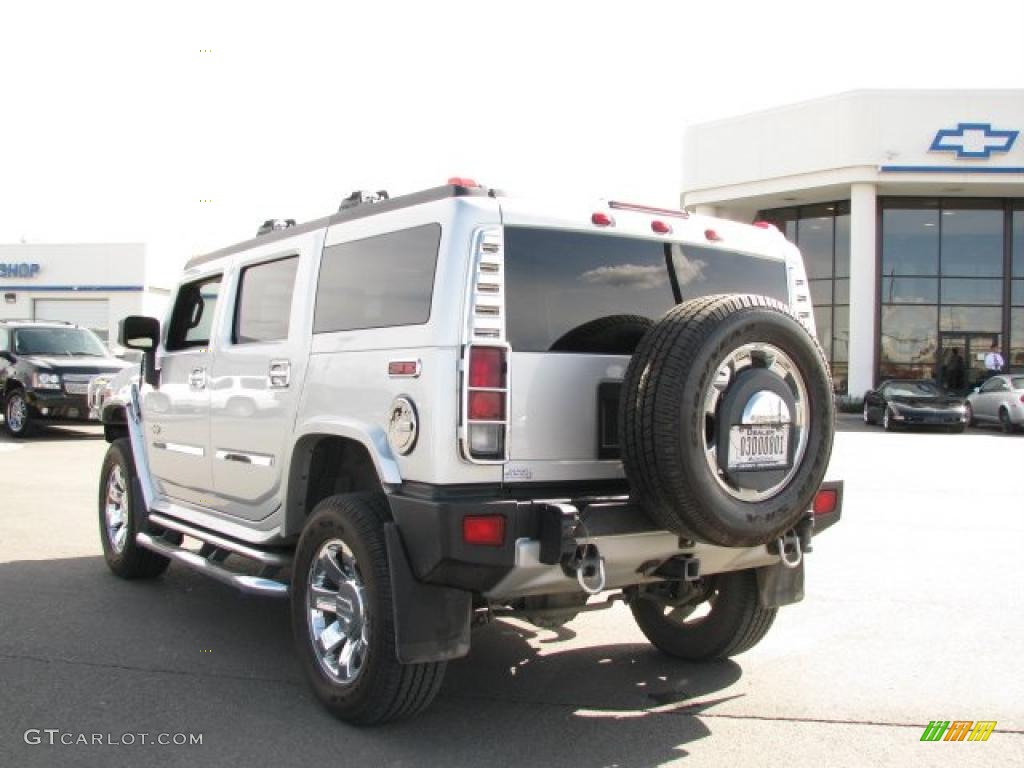2009 H2 SUV Silver Ice - Limited Edition Silver Ice / Ebony Black photo #3