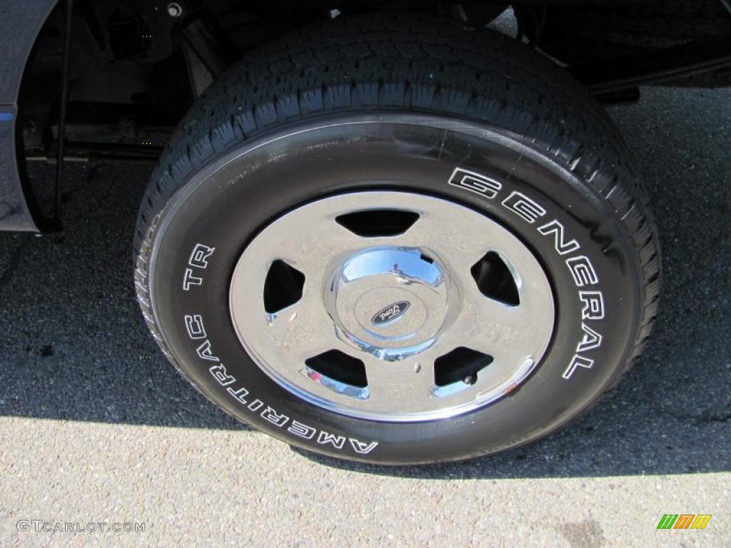 2007 F150 XLT SuperCrew 4x4 - Dark Blue Pearl Metallic / Medium Flint photo #3