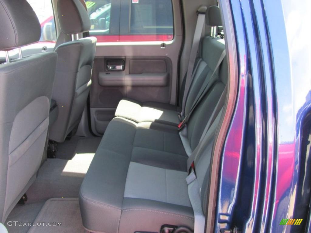 2007 F150 XLT SuperCrew 4x4 - Dark Blue Pearl Metallic / Medium Flint photo #13