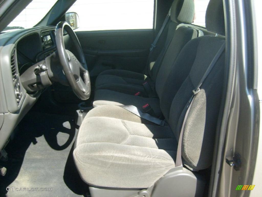 2003 Silverado 1500 LS Regular Cab - Light Pewter Metallic / Dark Charcoal photo #10