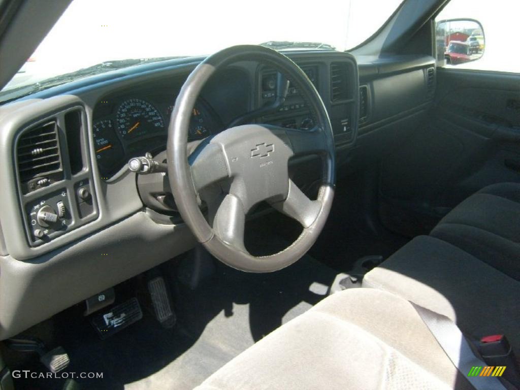 2003 Silverado 1500 LS Regular Cab - Light Pewter Metallic / Dark Charcoal photo #11