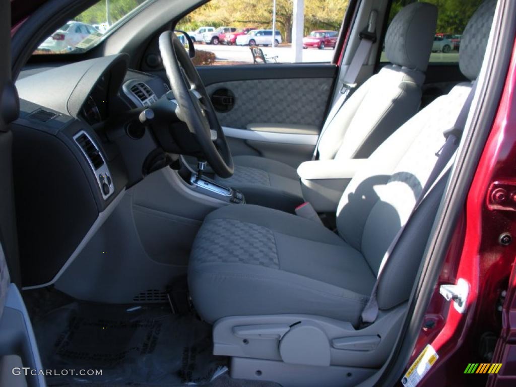 2007 Equinox LS - Deep Ruby Metallic / Light Gray photo #11