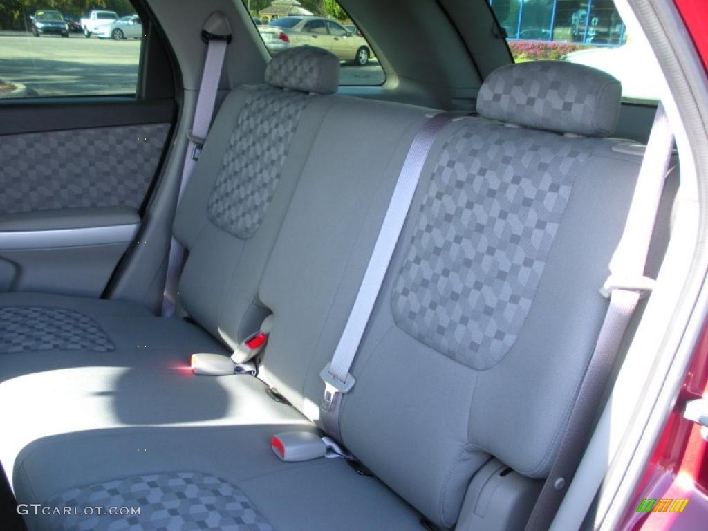 2007 Equinox LS - Deep Ruby Metallic / Light Gray photo #14