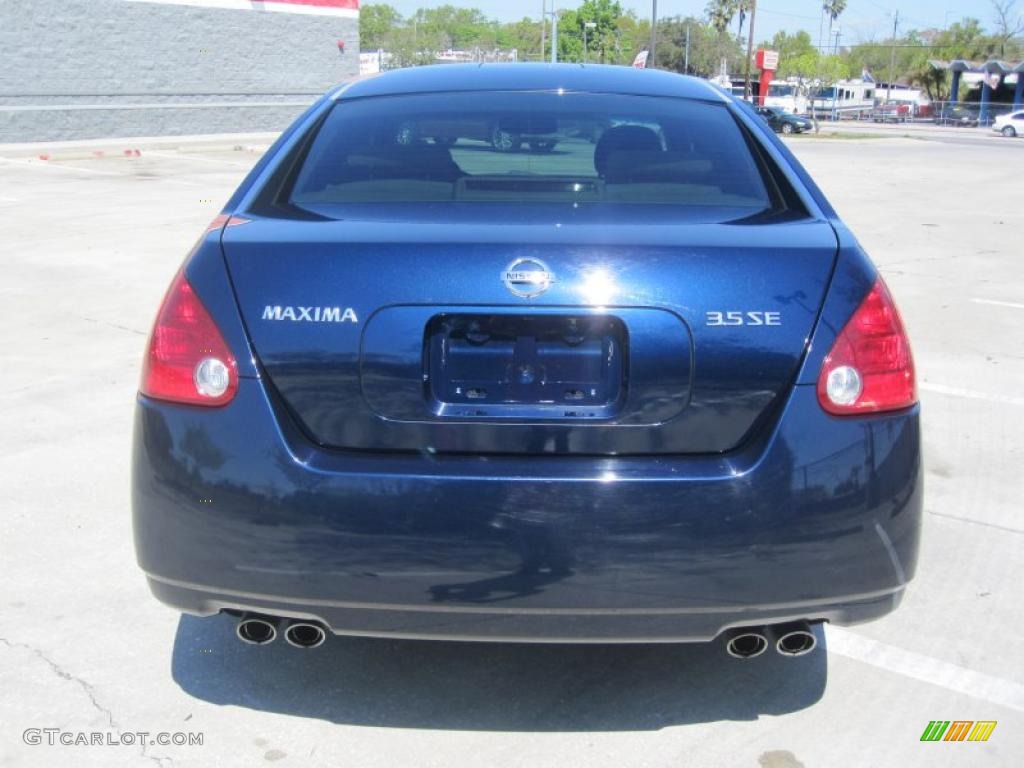 2006 Maxima 3.5 SE - Majestic Blue Metallic / Frost photo #6