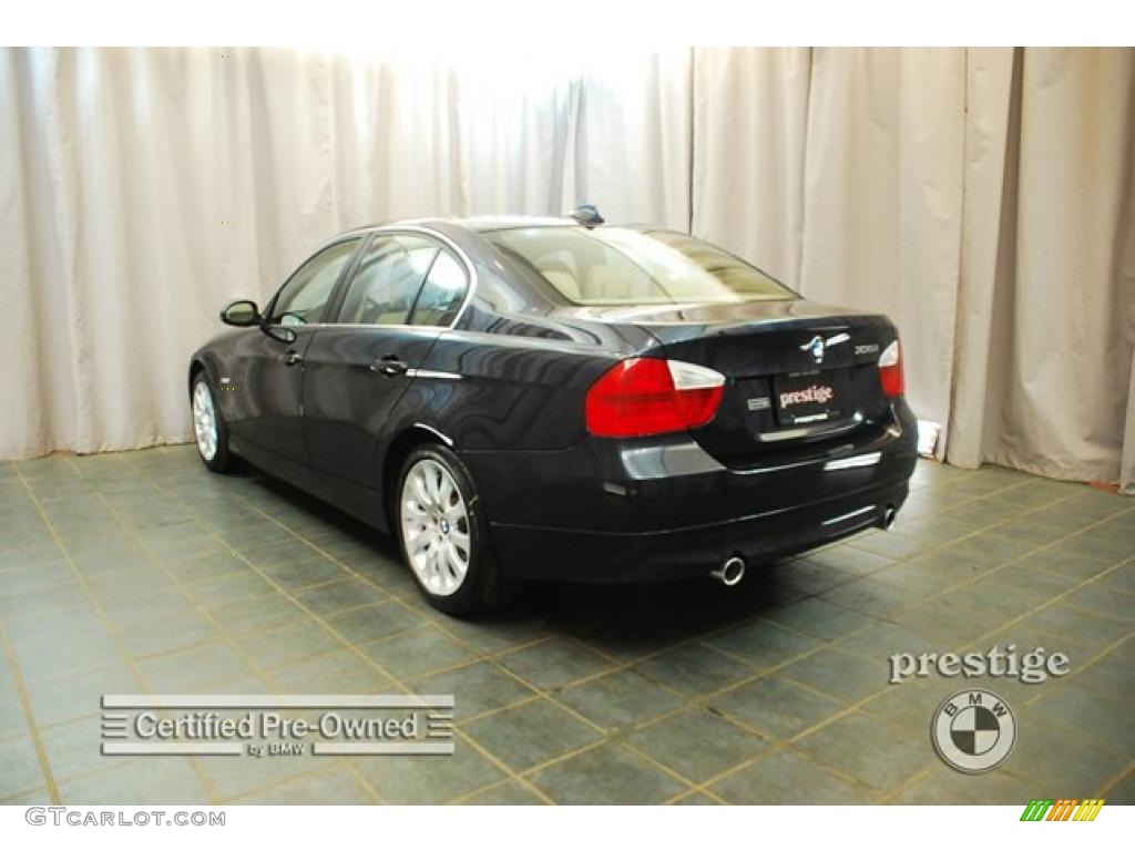 2007 3 Series 335i Sedan - Monaco Blue Metallic / Beige photo #4