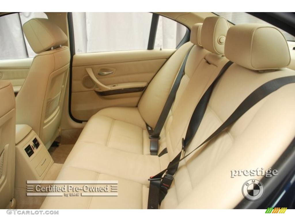2007 3 Series 335i Sedan - Monaco Blue Metallic / Beige photo #6