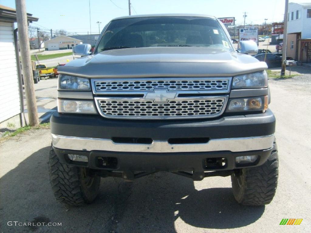 2006 Silverado 2500HD LT Crew Cab 4x4 - Graystone Metallic / Dark Charcoal photo #7