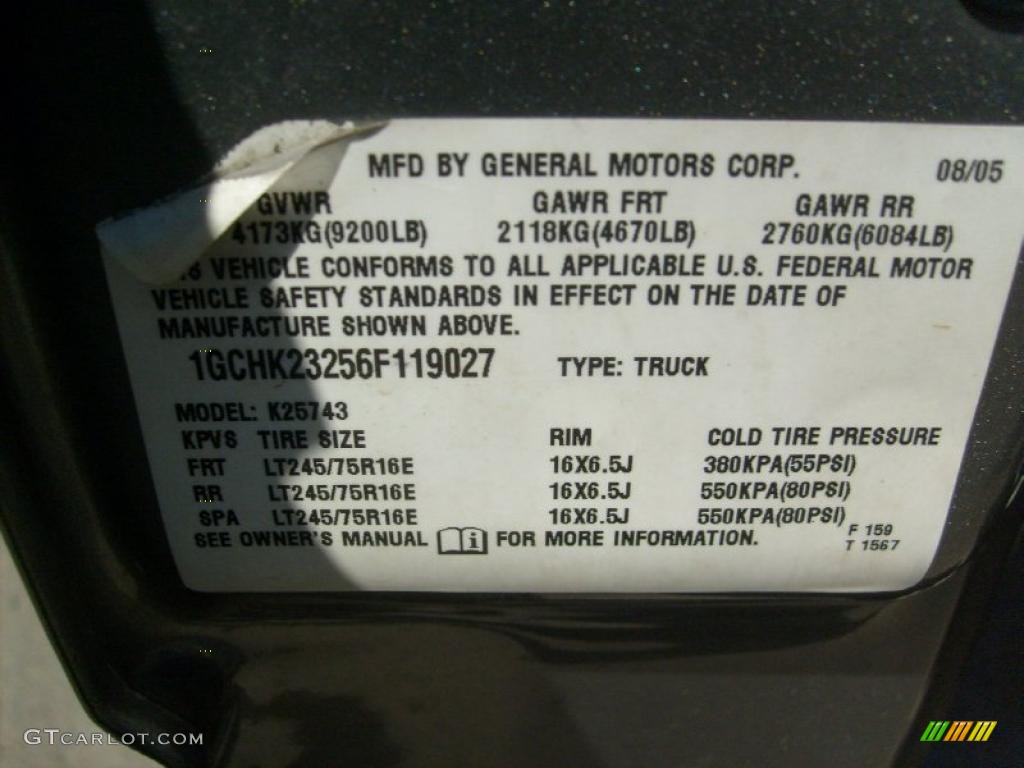 2006 Silverado 2500HD LT Crew Cab 4x4 - Graystone Metallic / Dark Charcoal photo #22