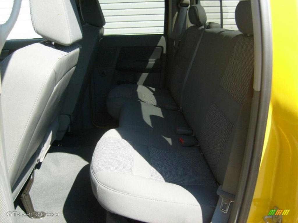 2007 Ram 1500 SLT Quad Cab 4x4 - Detonator Yellow / Medium Slate Gray photo #12