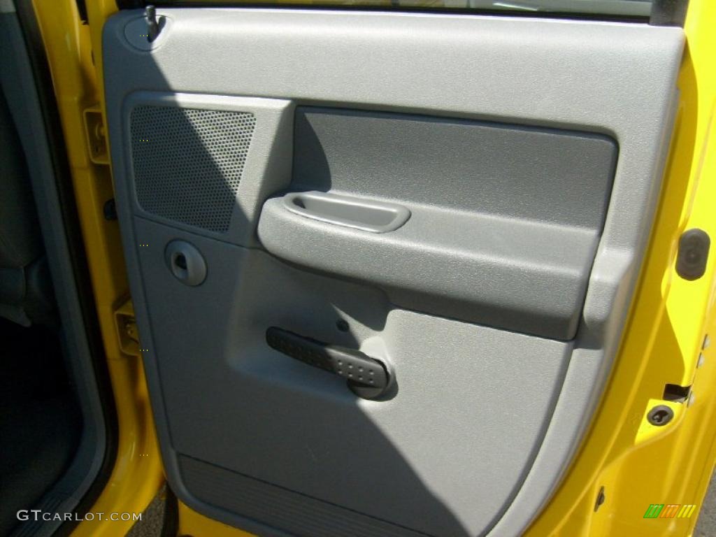 2007 Ram 1500 SLT Quad Cab 4x4 - Detonator Yellow / Medium Slate Gray photo #18