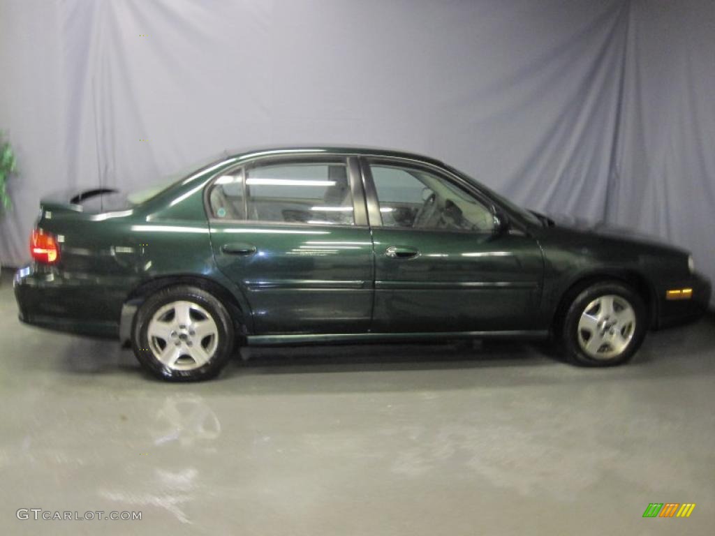 2003 Malibu LS Sedan - Medium Forest Green Metallic / Neutral Beige photo #4