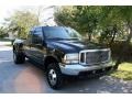 2002 Black Ford F350 Super Duty Lariat SuperCab 4x4 Dually  photo #13