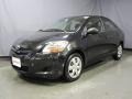 2007 Black Sand Pearl Toyota Yaris Sedan  photo #1