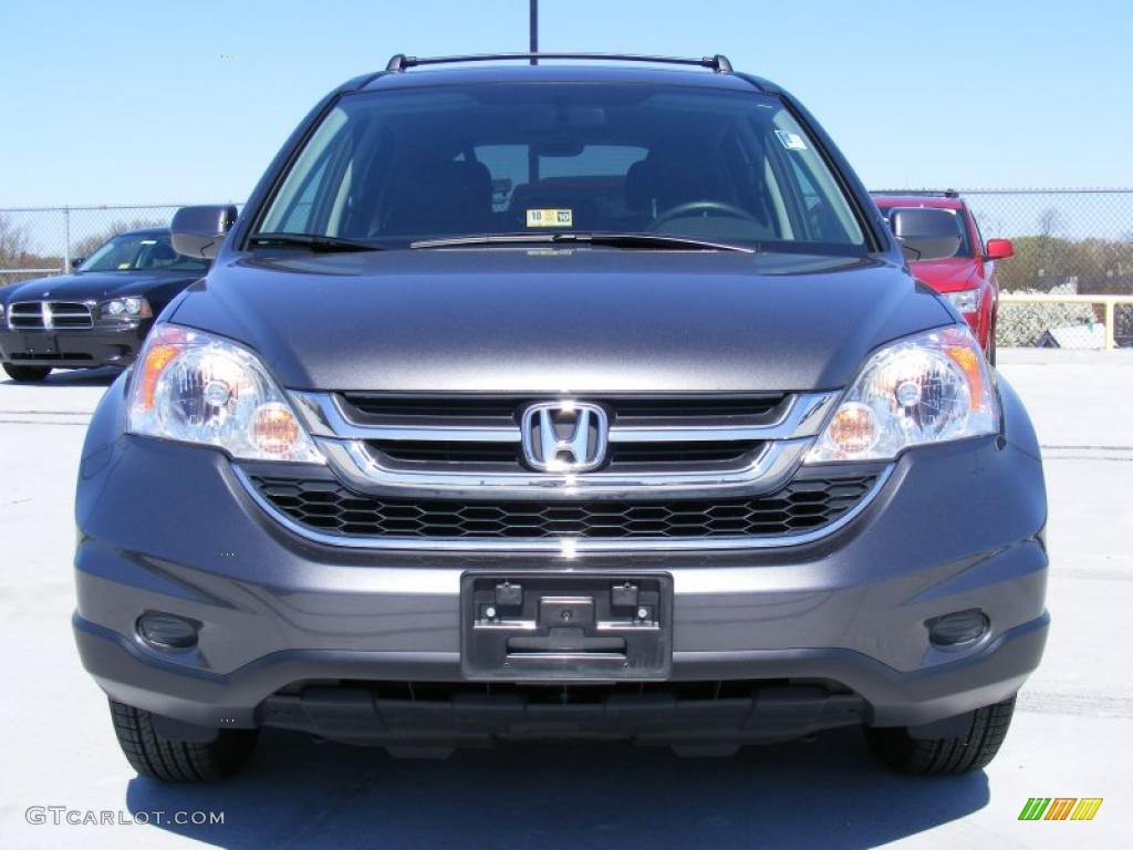 2010 CR-V EX-L AWD - Polished Metal Metallic / Black photo #2