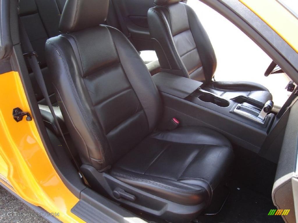 2007 Mustang V6 Premium Coupe - Grabber Orange / Dark Charcoal photo #13