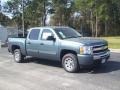 2010 Blue Granite Metallic Chevrolet Silverado 1500 LS Crew Cab  photo #12