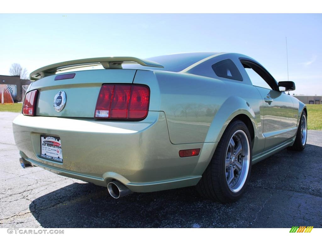 2005 Mustang GT Premium Coupe - Legend Lime Metallic / Dark Charcoal photo #11