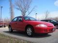 2002 Bright Red Chevrolet Cavalier Sedan  photo #3