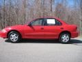 2002 Bright Red Chevrolet Cavalier Sedan  photo #6