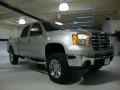 2008 Silver Birch Metallic GMC Sierra 2500HD SLT Z71 Crew Cab 4x4  photo #5