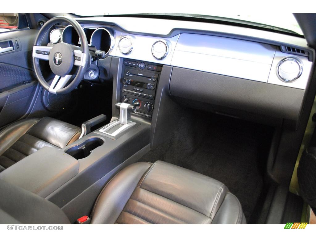2005 Mustang GT Premium Coupe - Legend Lime Metallic / Dark Charcoal photo #23