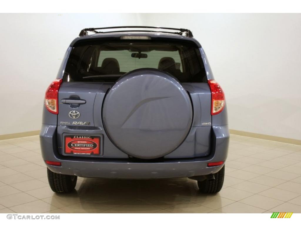 2008 RAV4 Limited V6 4WD - Pacific Blue Metallic / Taupe photo #6