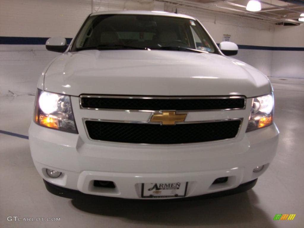 2007 Tahoe LT 4x4 - Summit White / Light Cashmere/Ebony photo #3