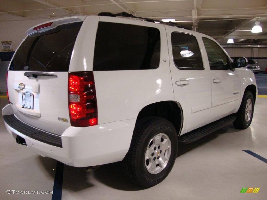 2007 Tahoe LT 4x4 - Summit White / Light Cashmere/Ebony photo #7