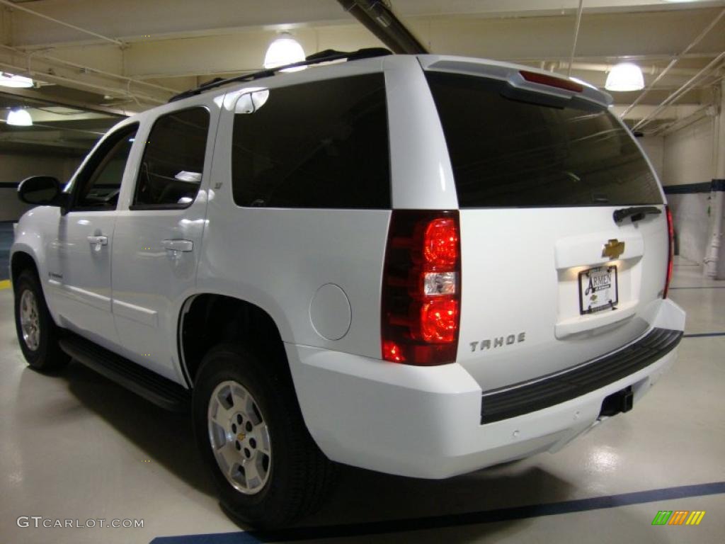 2007 Tahoe LT 4x4 - Summit White / Light Cashmere/Ebony photo #9
