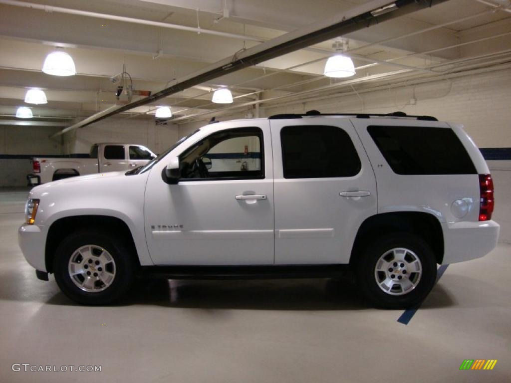 2007 Tahoe LT 4x4 - Summit White / Light Cashmere/Ebony photo #10