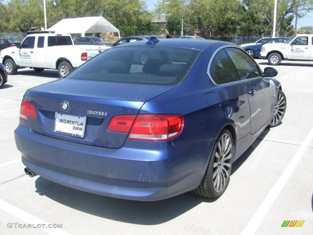 2007 3 Series 328i Coupe - Montego Blue Metallic / Grey photo #4