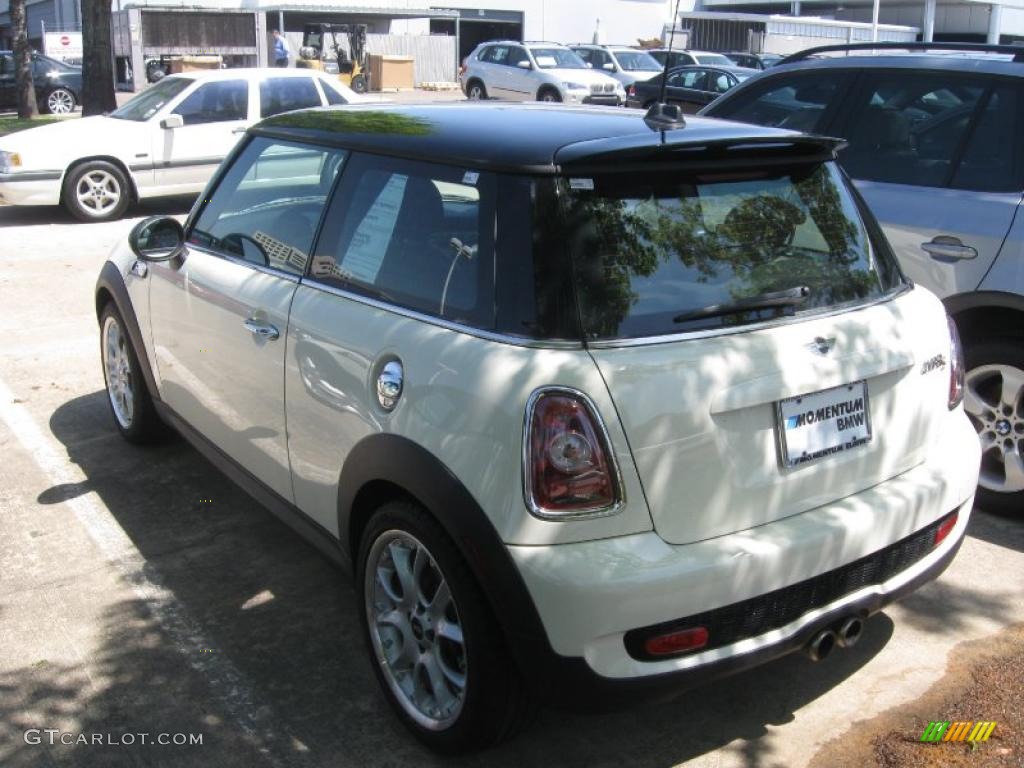 2007 Cooper S Hardtop - Pepper White / Grey/Carbon Black photo #2