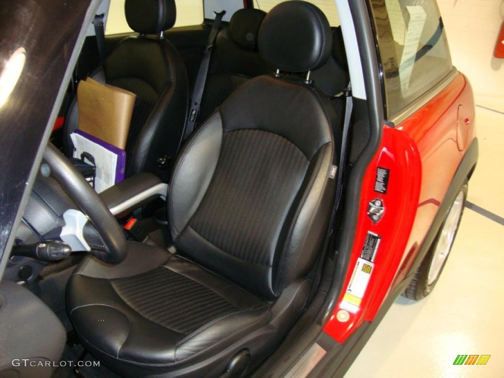 2007 Cooper Hardtop - Chili Red / Punch Carbon Black photo #15