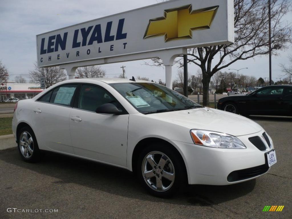 2008 G6 GT Sedan - Ivory White / Ebony Black photo #1