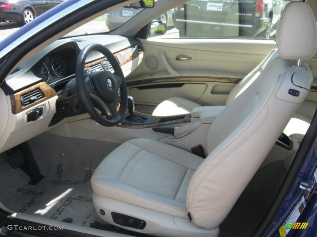2007 3 Series 328i Coupe - Montego Blue Metallic / Cream Beige photo #12