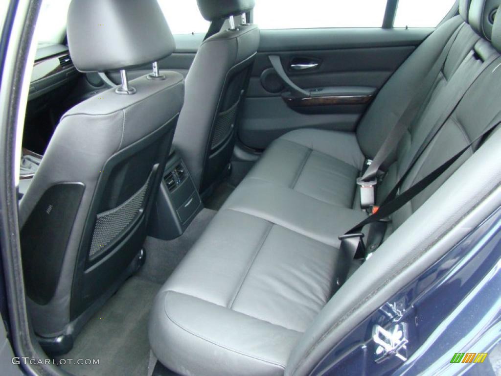 2008 3 Series 335xi Sedan - Monaco Blue Metallic / Black photo #11