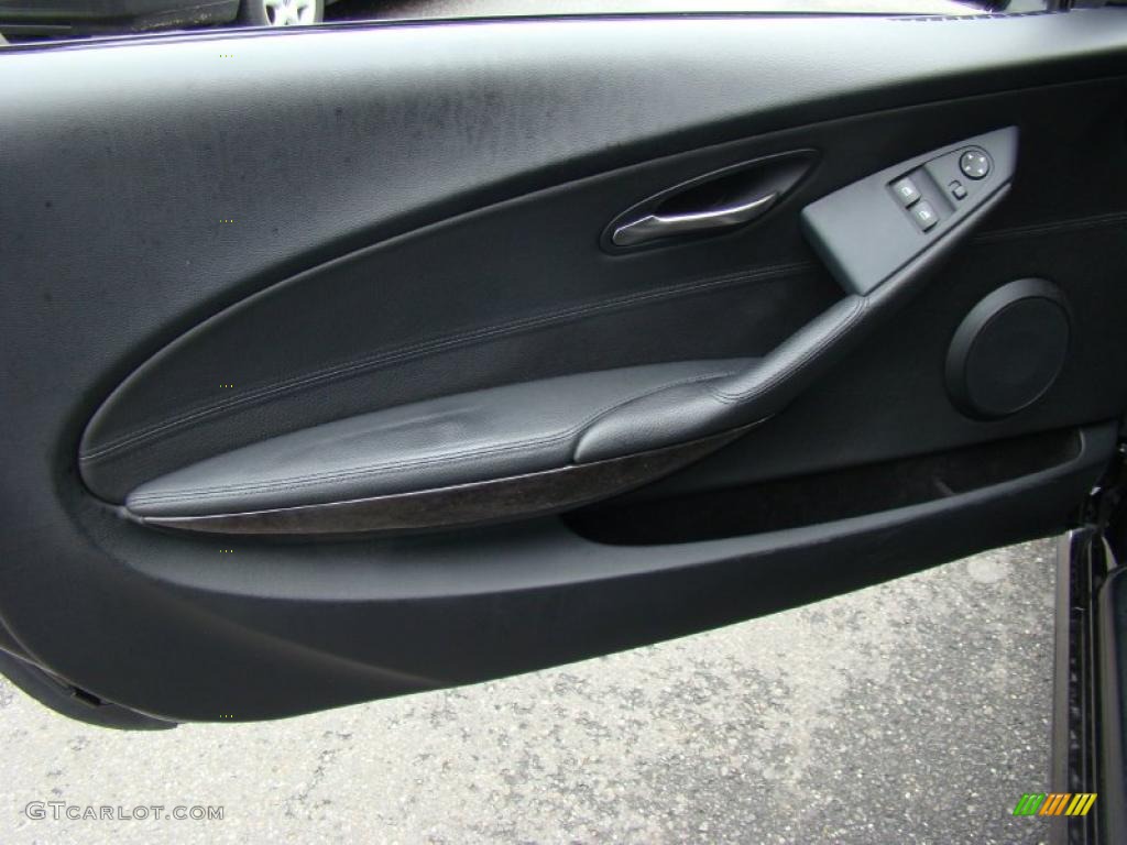 2007 6 Series 650i Coupe - Black Sapphire Metallic / Black photo #7