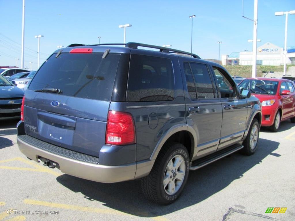 2004 Explorer Eddie Bauer 4x4 - Medium Wedgewood Blue Metallic / Medium Parchment photo #5