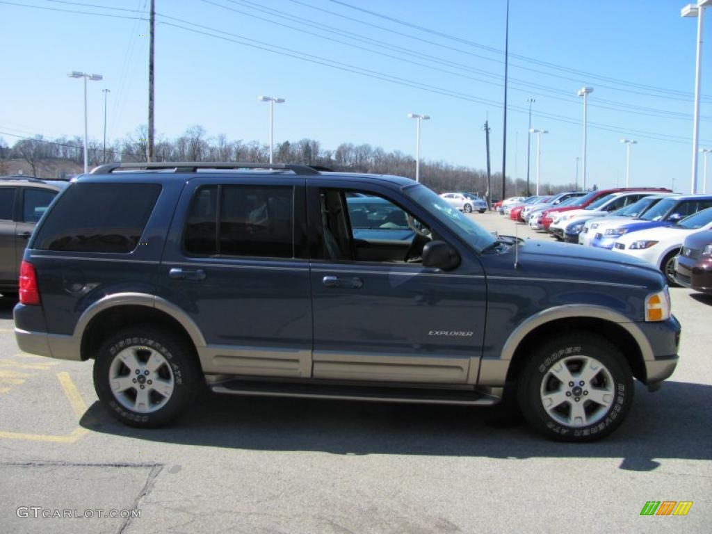 2004 Explorer Eddie Bauer 4x4 - Medium Wedgewood Blue Metallic / Medium Parchment photo #6