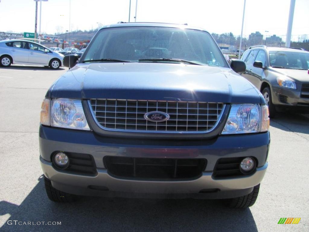 2004 Explorer Eddie Bauer 4x4 - Medium Wedgewood Blue Metallic / Medium Parchment photo #8