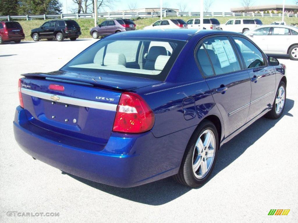 2007 Malibu LTZ Sedan - Laser Blue Metallic / Titanium Gray photo #11