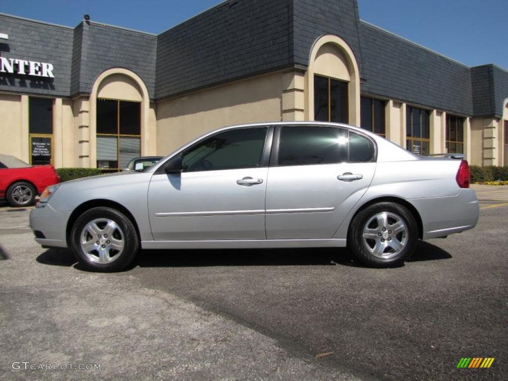 2005 Malibu LT V6 Sedan - Galaxy Silver Metallic / Gray photo #4