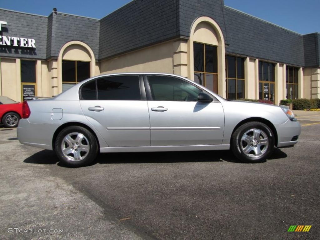 2005 Malibu LT V6 Sedan - Galaxy Silver Metallic / Gray photo #7