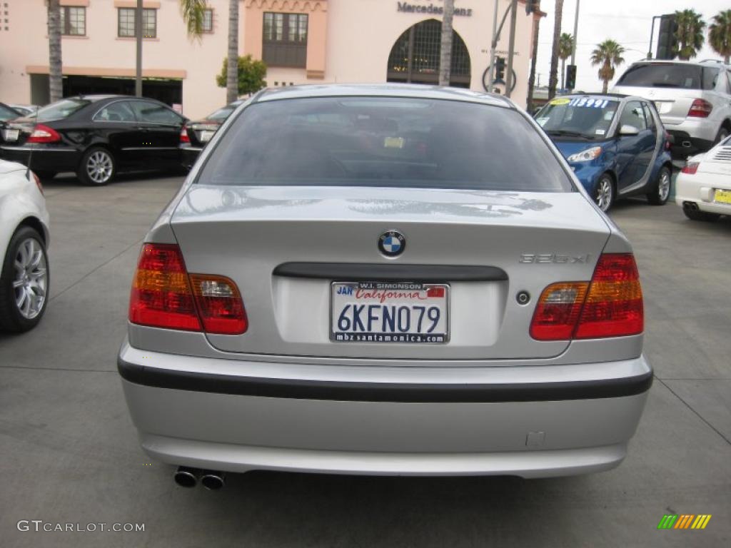 2003 3 Series 325xi Sedan - Titanium Silver Metallic / Grey photo #4