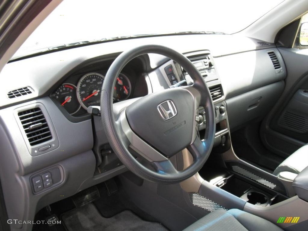 2007 Pilot LX 4WD - Nimbus Gray Metallic / Gray photo #14