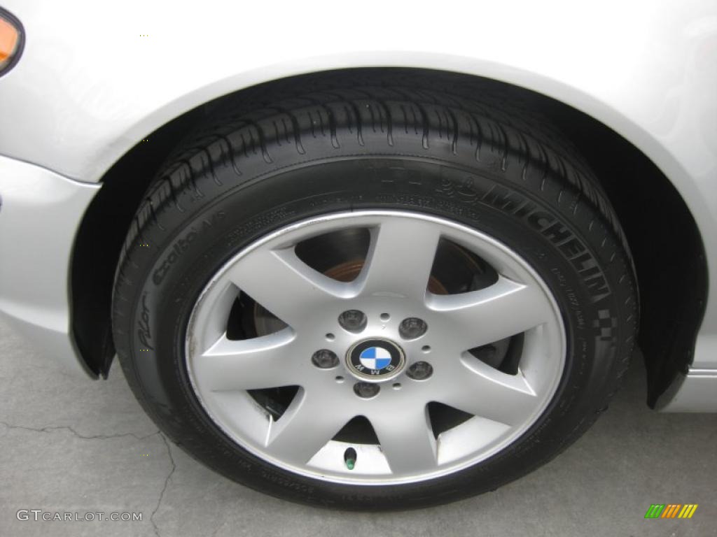 2003 3 Series 325xi Sedan - Titanium Silver Metallic / Grey photo #27