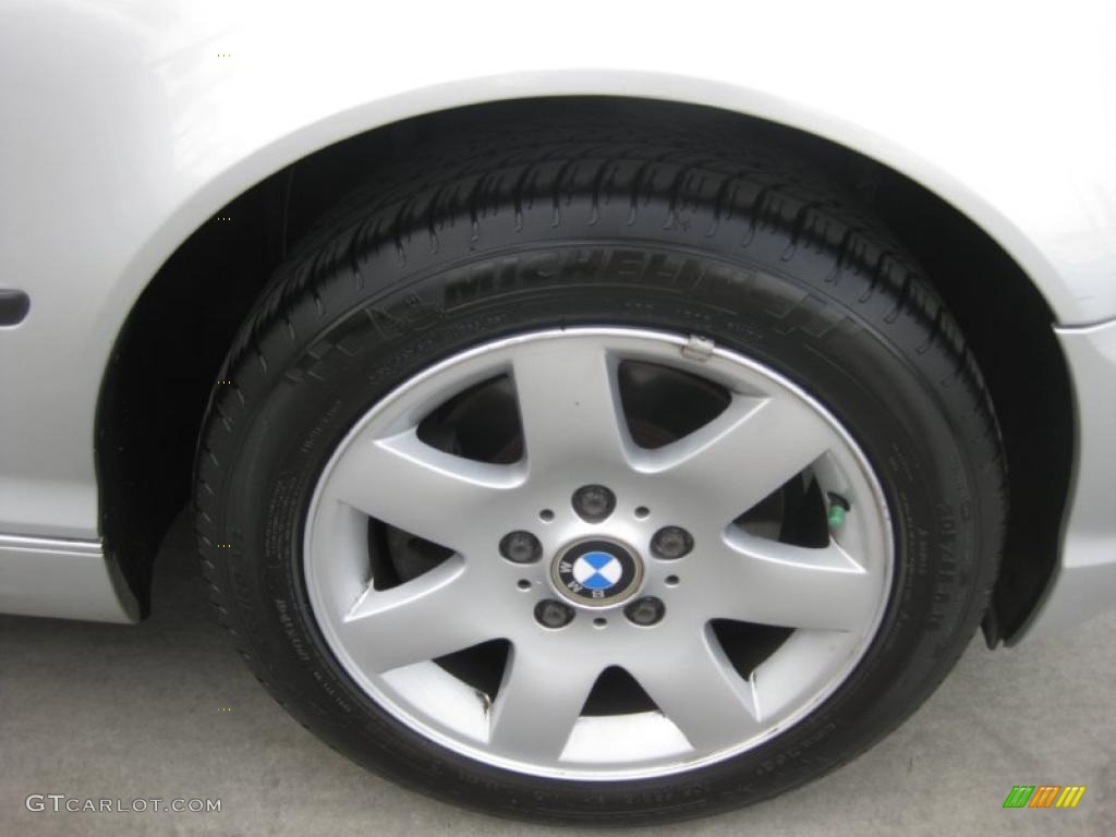 2003 3 Series 325xi Sedan - Titanium Silver Metallic / Grey photo #28