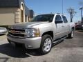 2007 Silver Birch Metallic Chevrolet Silverado 1500 LTZ Crew Cab 4x4  photo #3