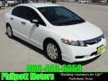 2009 Taffeta White Honda Civic DX-VP Sedan  photo #1