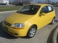 Summer Yellow - Aveo LS Hatchback Photo No. 7